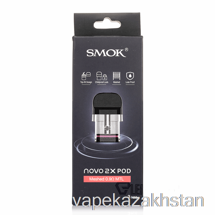 Vape Smoke SMOK NOVO 2X Replacement Pods 0.6ohm Meshed MTL Pods